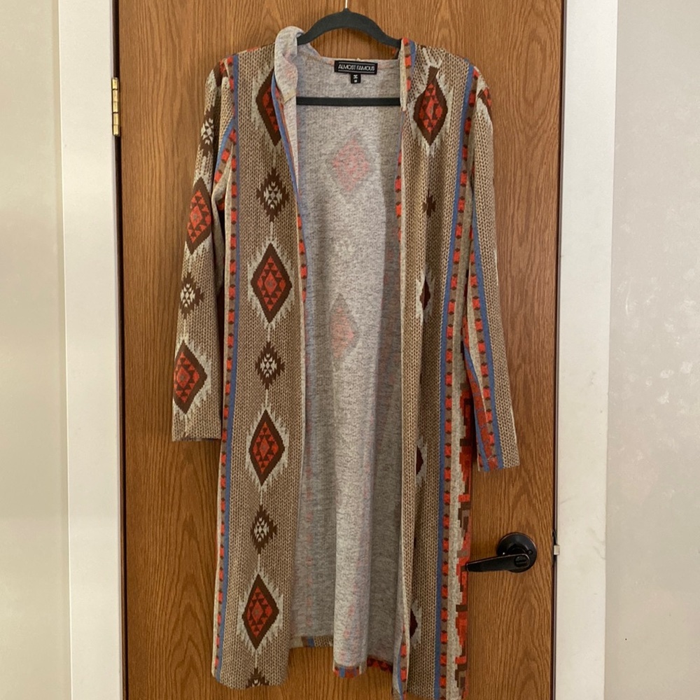 Y2k HOODIE WESTERN CARDIGAN